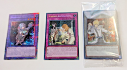 YuGiOh Solemn Accusation 1stEdition BLZD-EN079 Blazing Dominion & Starlight Rare - Image 1