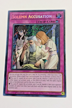 YuGiOh Solemn Accusation 1stEdition BLZD-EN079 Blazing Dominion & Starlight Rare - Image 4