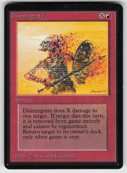 Disintegrate Beta Edition Common MAGIC: THE GATHERING - Image 1