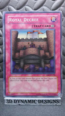 | Yugioh Royal Decree DB2-EN106 Super Rare Dark Beginning 2 HP 🔥 | - Image 1