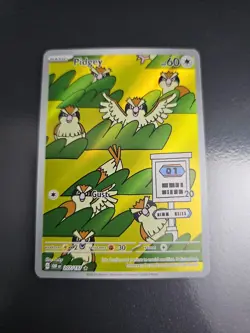 The Pokemon Company Pidgey 207/197 Holo Illustration Rare Obsidian Flames EN - Image 1