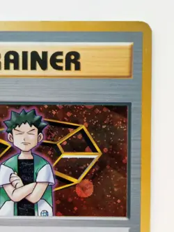 Brock Trainer Holo Gym Heroes Pokemon Card 15/132 Nintendo Japanese anime F/S - Image 3