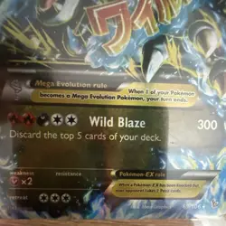 The Pokemon Company M Charizard EX 69/106 Flashfire Holo Ultra Rare MEGA 230HP - Image 3