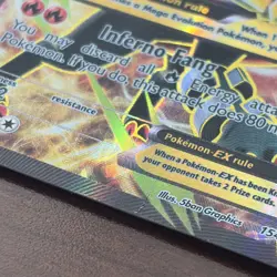 Pokemon Card M Houndoom EX 154/162 Ultra Rare Full Art Holo Breakthrough 2015 - Image 3