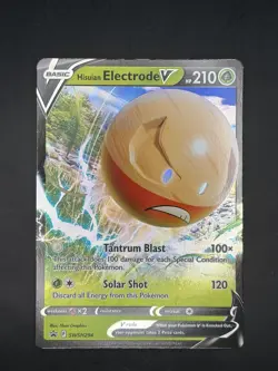 Pokemon Hisuian Electrode V SWSH294 Sword & Shield Promo Holo Full Art - Image 3