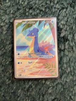 Pokemon TCG Misty’s Lapras 194/182 sv10 Destined Rivals IR Full Art Holo - Image 1
