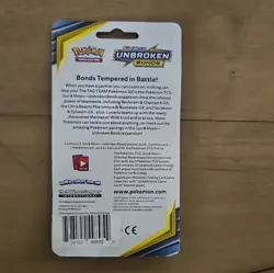 Pokemon TCG Sun & Moon Unbroken Bonds Blister 1 Booster w/ Pikachu Promo & Coin - Image 2