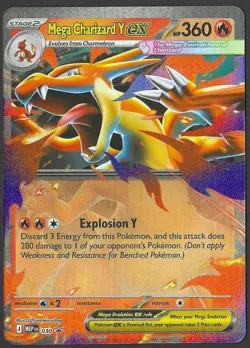 Mega Charizard X Y EX - MEP 029 and 030 - Black Star Promo - Pokemon Card NM/M - Image 3