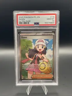 Dawn 118/094 Trainer Full Art Phantasmal Flames PSA 10 GEM MINT Pokemon - Image 1