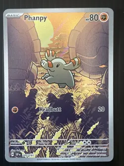 Pokemon TCG Phanpy Card Surging Sparks 205/191 - Image 1