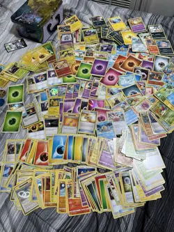 Pokemon Cards, Roughly 300-350 random cards mostly all in great condition - Image 1
