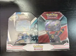 Pokemon TCG V Heroes Tin 2-Pack Bundle - Vaporeon V & Umbreon V (2) - Image 1