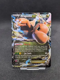 Dragonite EX 74/111 Holo EX Rare Furious Fists Pokemon Played - Image 1