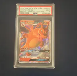 Pokemon TCG Charizard GX Black Star Promo SM211 Holo PSA 9 Mint - Image 1