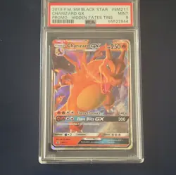 Pokemon TCG Charizard GX Black Star Promo SM211 Holo PSA 9 Mint - Image 4