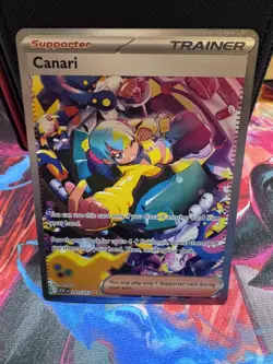 Pokemon Canari 291/217 Ascended Heroes Card Near Mint Pack Fresh - Image 1