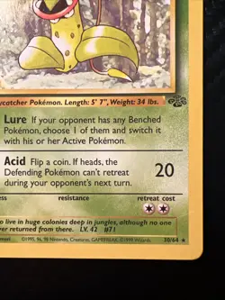 Pokemon TCG Victreebel Jungle 30/64 Non-Holo Unlimited Rare WOTC 1999 NM/LP - Image 4