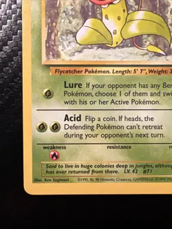 Pokemon TCG Victreebel Jungle 30/64 Non-Holo Unlimited Rare WOTC 1999 NM/LP - Image 5