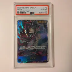 ONE PIECE PSA10 Sanji Parallel OP06-119 SEC (Secret Rare) - Image 1