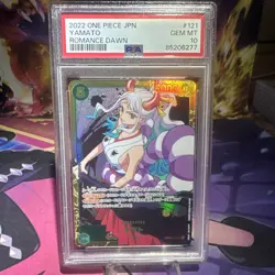 PSA 10 Yamato OP01-121 Romance Dawn Foil Japanese One Piece - Image 1