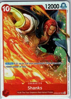 Shanks OP06-007 SR Wings of the Captain - One Piece Card - NM - Image 1