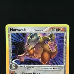 Pokemon TCG Card Marowak Delta Species Set - 10/113 Holo Rare 2005 - N-4 - Image 3