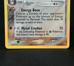 Pokemon TCG Card Marowak Delta Species Set - 10/113 Holo Rare 2005 - N-4 - Image 4