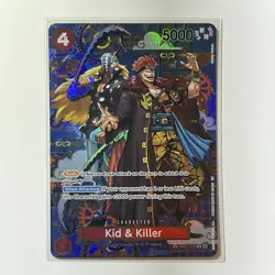 One Piece Card Game TCG- Kid and Killer EB01-003 RARE Alternate Art #EB01-003 - Image 1