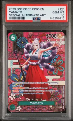 2023 One Piece Awakening Of The New Era Yamato Special Alternate Art PSA 10 #121 - Image 1