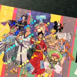 S1663 Straw Hat Crew Japanese One Piece x Nagatanien Holo Promo Card F14 - Image 2