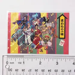 S1663 Straw Hat Crew Japanese One Piece x Nagatanien Holo Promo Card F14 - Image 4