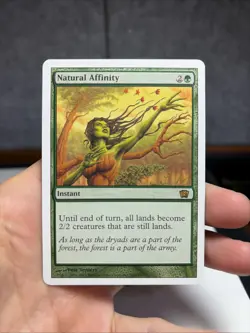 Magic MTG - Natural Affinity - 8th Eighth Edition - LP - Image 1