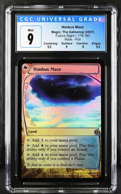 NIMBUS MAZE Future Sight Foil Rare CGC 9 Q++ MTG [Nostalgium] - Image 1