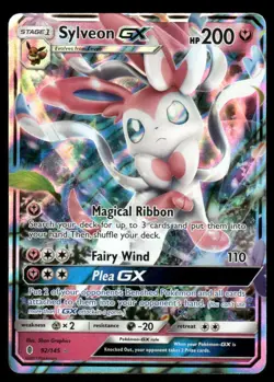 Pokemon Cards Sylveon GX 92/145 Guardians Rising Holo Ultra Rare NM - Image 1