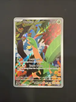 Pokemon TCG Tropius 195/193 Full Art Holo Paldea Evolved 2023 - Image 1