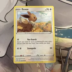 Eevee (125/203) - SWSH07: Evolving Skies - Pokemon TCG 2021 - ft. Rayquaza - NM - Image 3