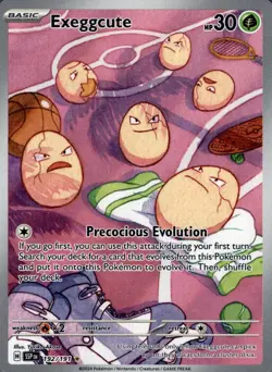 Exeggcute 192/191 Illustration Rare Surging Sparks Pokemon Holo Near Mint - Image 1