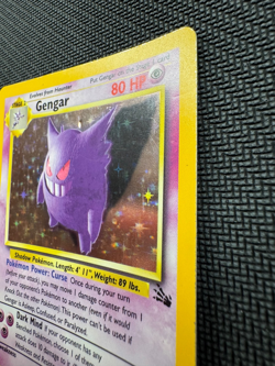 Pokemon TCG Fossil Gengar 5/62 Stage 2 80 HP English 1999 WOTC (Damaged) - Image 2