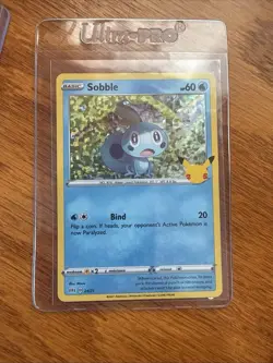 Sobble 24/25 Holo McDonald’s 25th Anniversary Pokemon Card Promo - Image 5