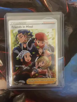 Pokemon - Friends in Hisui (Full Art) Holo - Crown Zenith 148/159 (NM) - Image 1