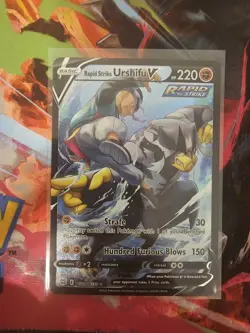 Rapid Strike Urshifu V TG20/TG30 Ultra Rare Brilliant Stars Trainer Gallery - Image 1