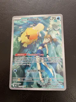 Misty's Psyduck 193/182 Sv10 Destined Rivals Illustration Rare Holo Full Art EN - Image 1
