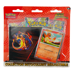Pokemon 🇫🇷 Tripack 3 Boosters ME2.5 Heros Transcendants Salameche Dracaufeu - Image 1