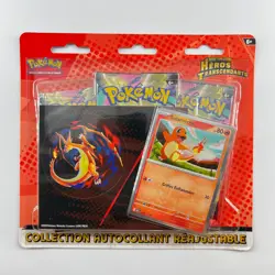 Pokemon 🇫🇷 Tripack 3 Boosters ME2.5 Heros Transcendants Salameche Dracaufeu - Image 2