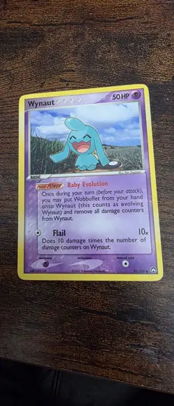 Wynaut 70/108 Common Power Keepers Pokemon Lightly Played - Image 1