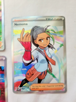 Pokemon Paldean Fates Full Art Ultra Rare Holos 5 Card Lot (LP) Student, Clive, - Image 4