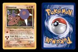 Hitmontop 3/75 Holo R Neo Discovery Pokemon Unlimited Holo - Image 3
