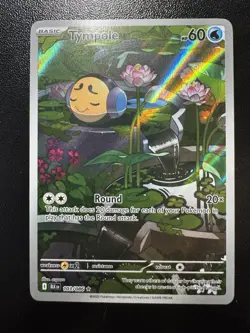 Tympole Pokemon SV Black Bolt 103/086 Illustration Rare Full Art Holo NM - Image 1