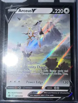ARCEUS V 2022 POKEMON SWSH BLACK STAR PROMO #SWSH204 Q6463 - Image 1