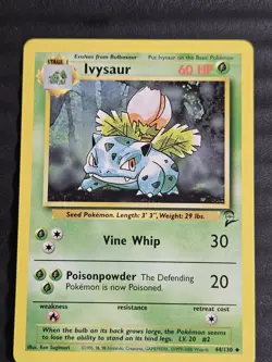 Pokemon Card Base Set 2 Ivysaur 44/130 Uncommon WOTC Vintage LP/NM 1990's - Image 1